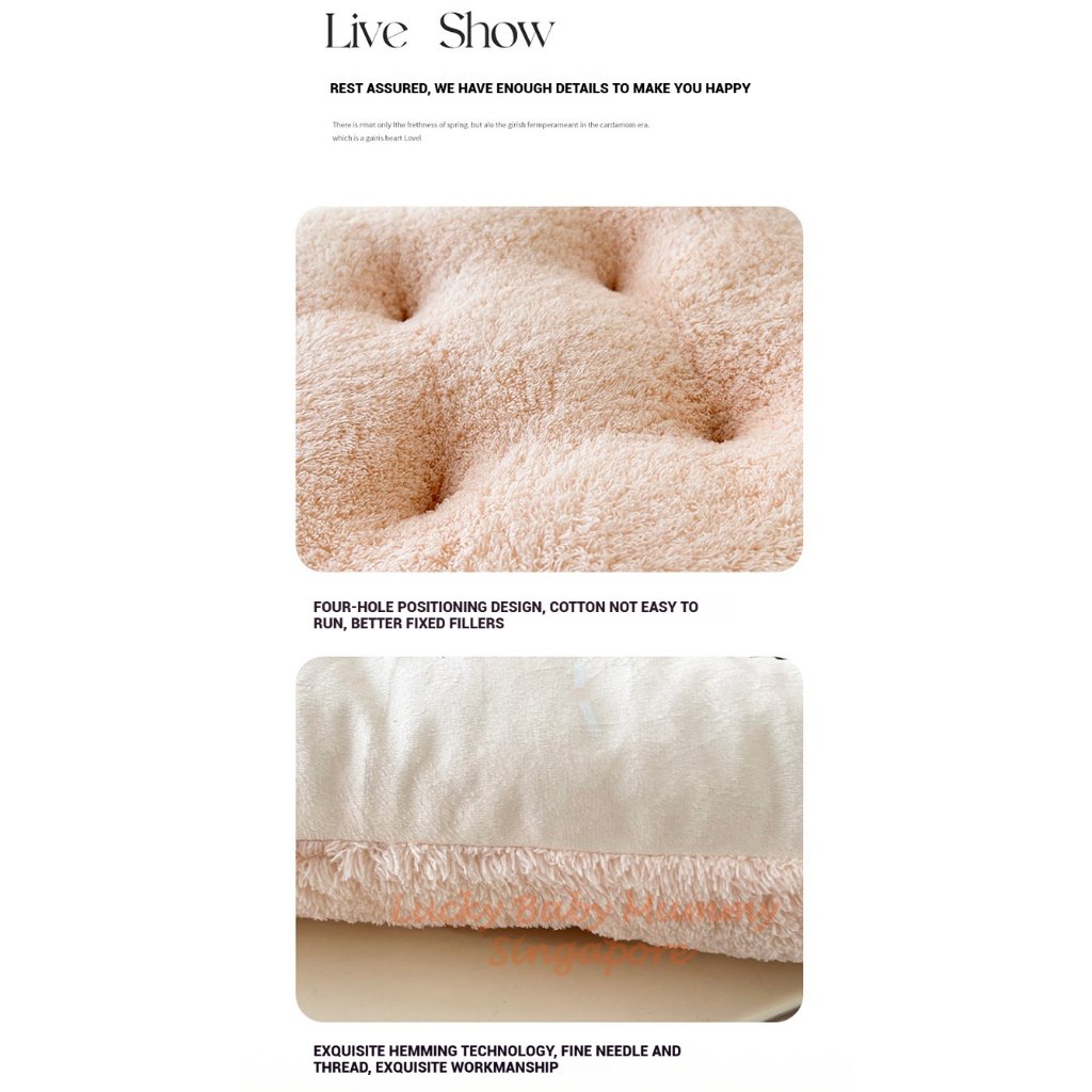 Printed Cartoon Student Dormitory Chair Cushion / Cute Seat Pad for Office, Study / Anti Slip Seat Cushion