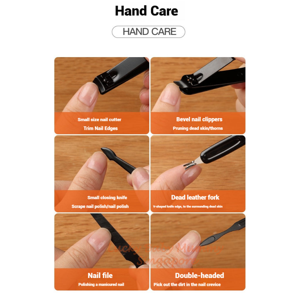 16-in-1 Nail Clippers Set Manicure Pedicure Kit