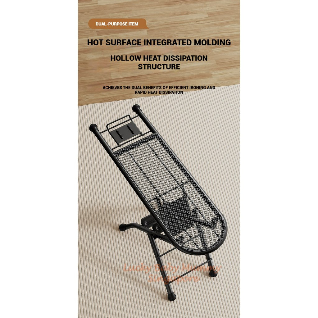 2 In 1 Ladder Ironing Board / Foldable Standing Ironing Board With Iron Rest / Dual-Use Ironing Board