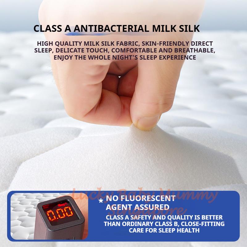Spine Protection Mattress / Antibacterial Latex Wool Mattress / Compression Memory Cotton Milk Silk Fabric