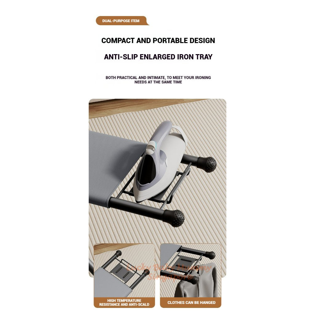 2 In 1 Ladder Ironing Board / Foldable Standing Ironing Board With Iron Rest / Dual-Use Ironing Board