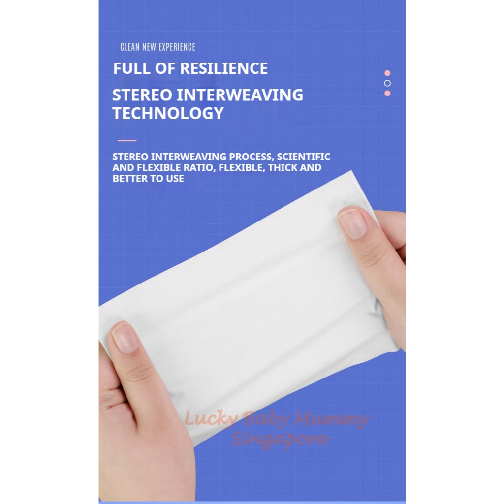 【24 Rolls/Box】ManHua Blue Series 5-Ply Toilet Paper Rolls 120g/ Household Napkin Paper/Facial Tissue