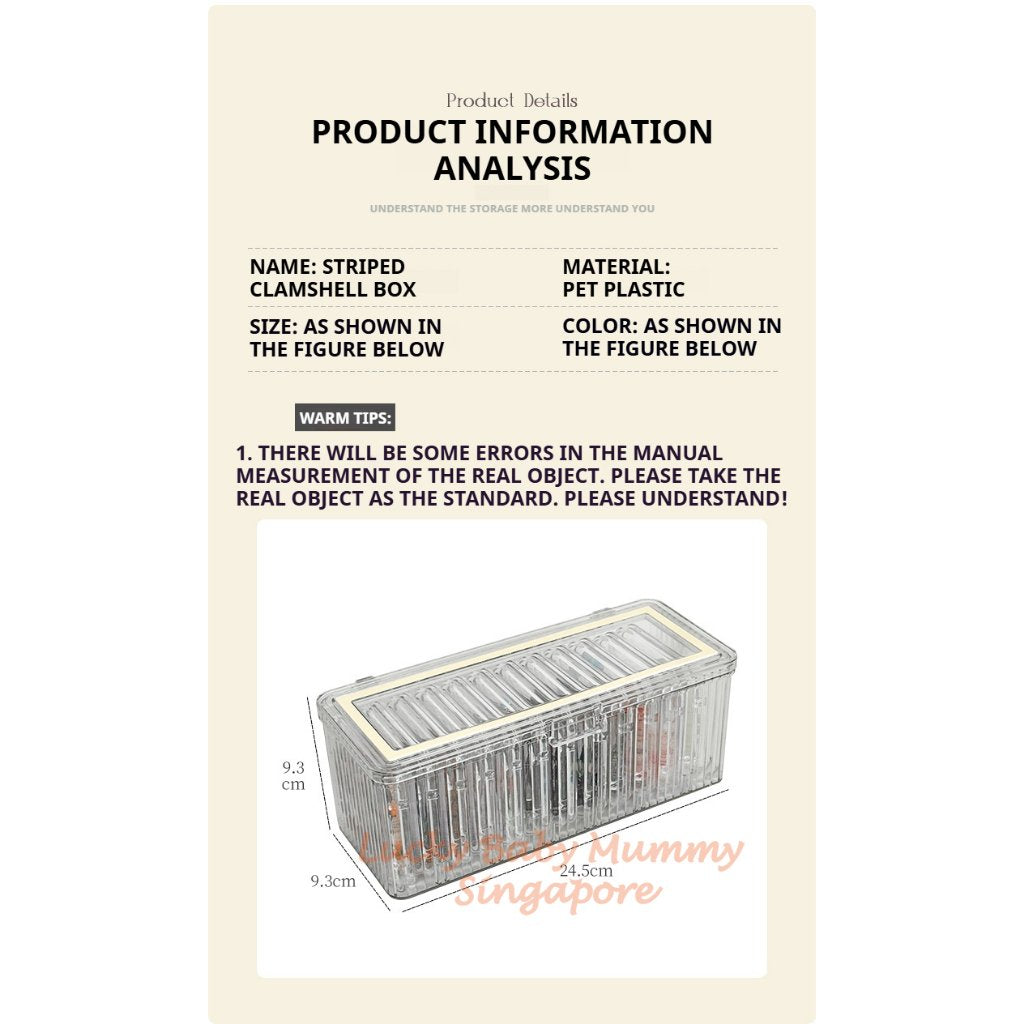 Bracelet Storage Box / Transparent Jewelry Storage Box / Storage Organiser / Acrylic Plastic Portable Box