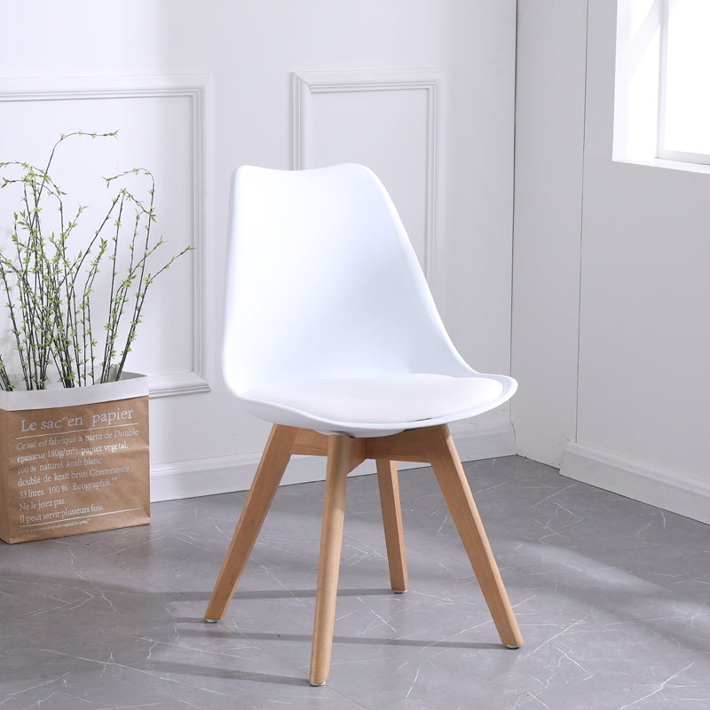 Simple Dining Chair / Nordic Home Chair / Modern Minimalist Leisure Plastic Chair / Anti-Slip Foot Chair