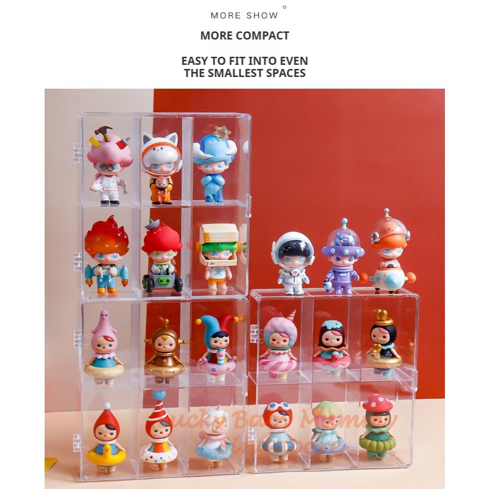 Figurine Display Box With Door / POP Mart Figurine Storage Display Box / Figurine Showcase / Blind Box