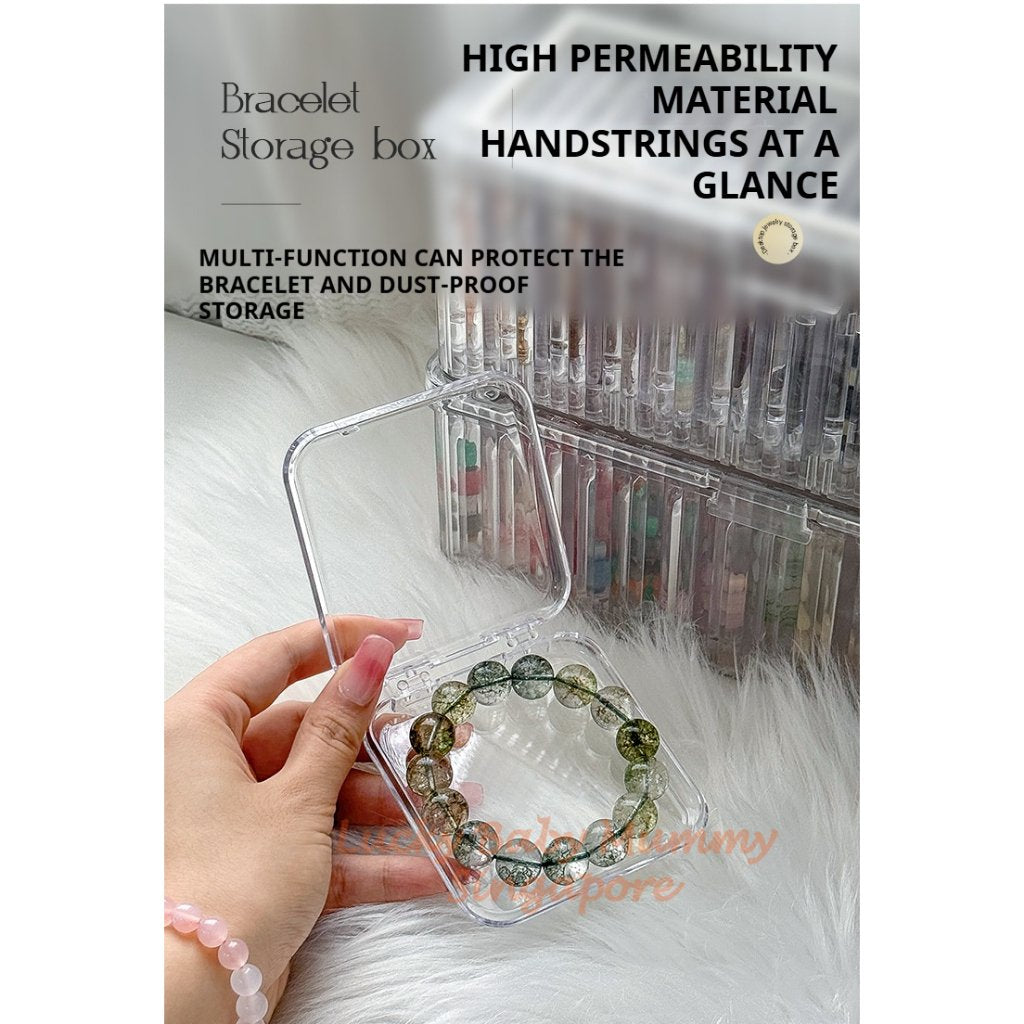 Bracelet Storage Box / Transparent Jewelry Storage Box / Storage Organiser / Acrylic Plastic Portable Box