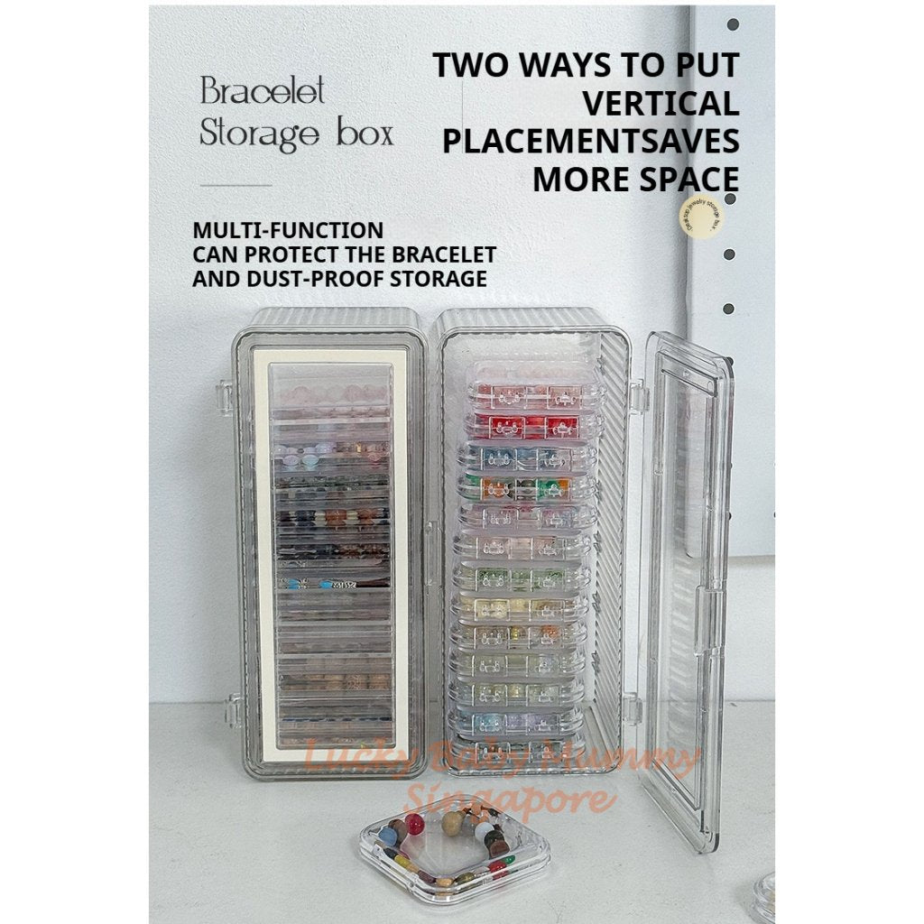 Bracelet Storage Box / Transparent Jewelry Storage Box / Storage Organiser / Acrylic Plastic Portable Box