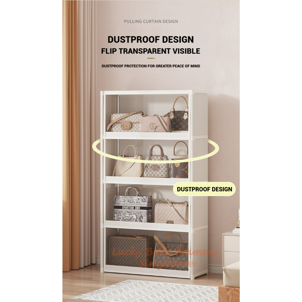 Dustproof Bag Storage Cabinet with Flip Door