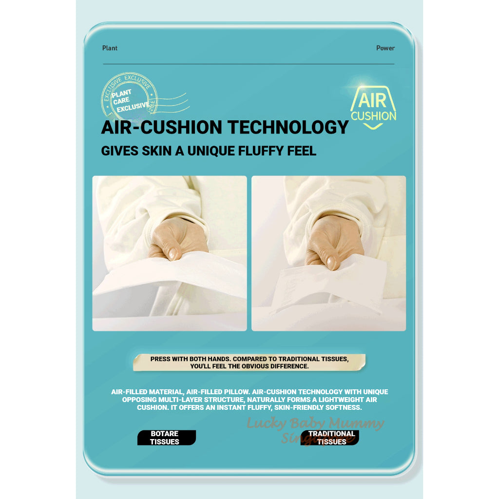 【8 Packs/box】Botare Air Cushion Hanging Facial Tissue