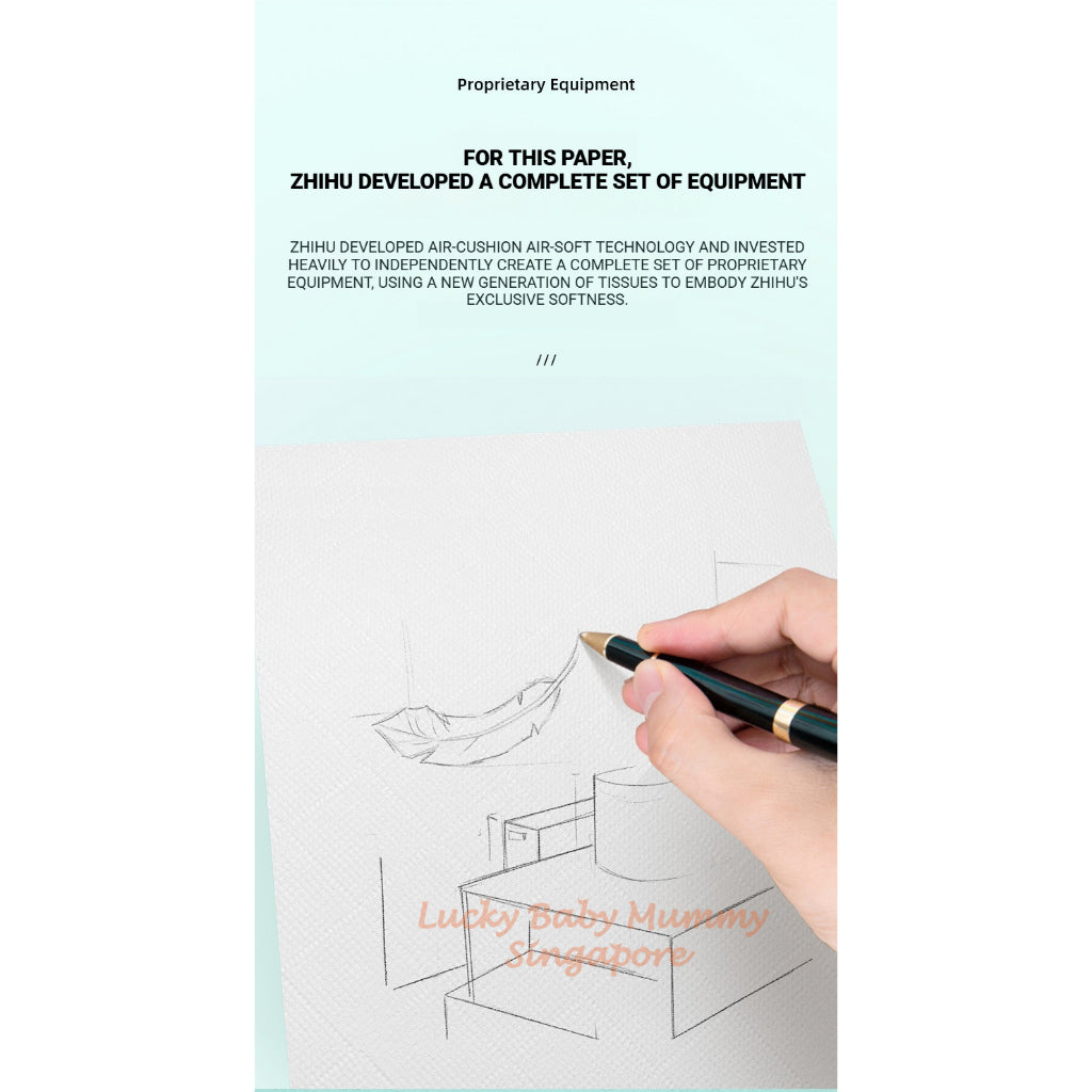 【24 Packs/box】Botare Luxury Air-Cushion Drawing Tissue