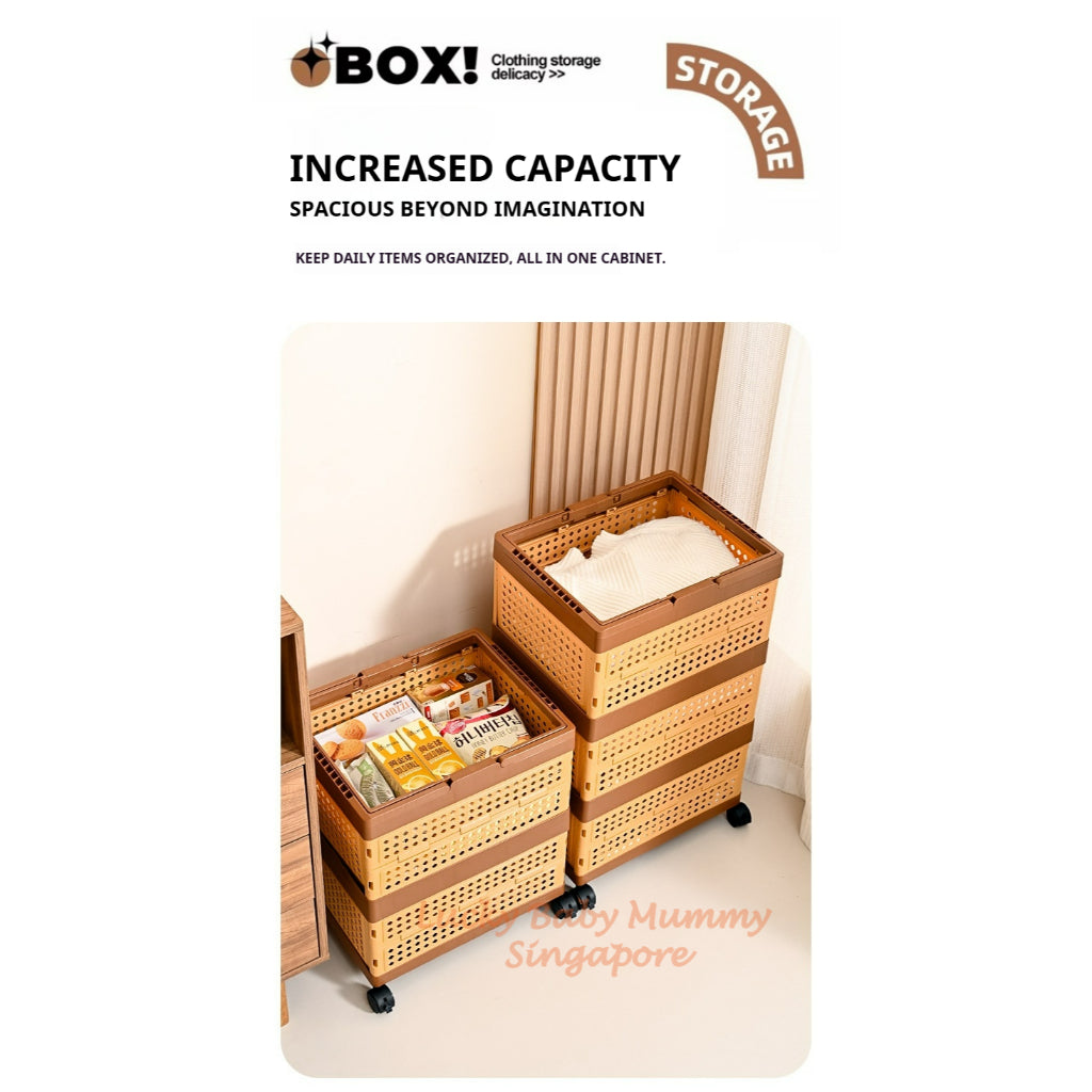 Minimalist Movable Folding Storage Box