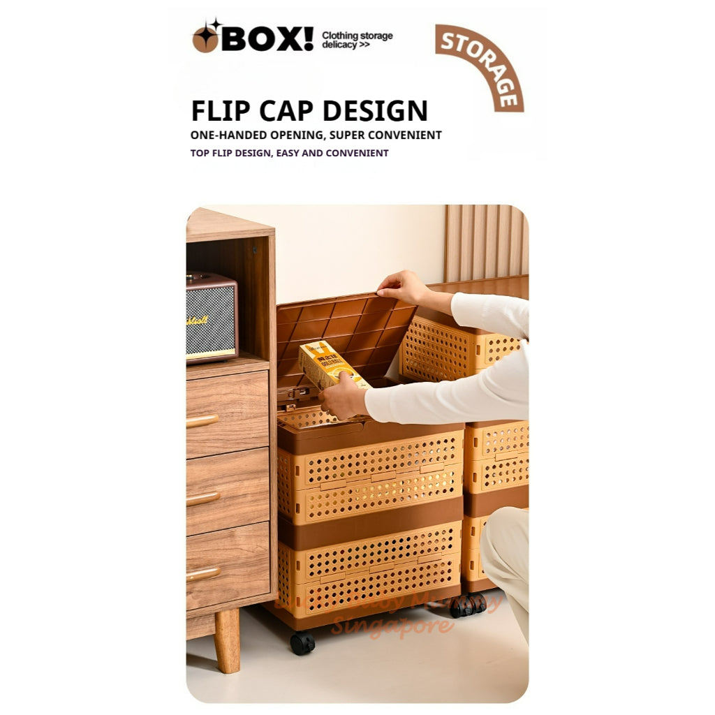 Minimalist Movable Folding Storage Box