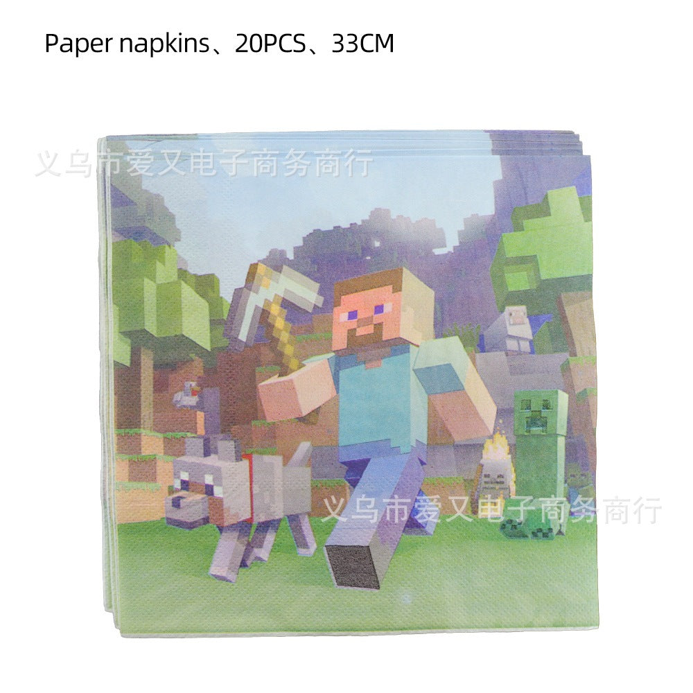 Minecraft Party Supplies SET