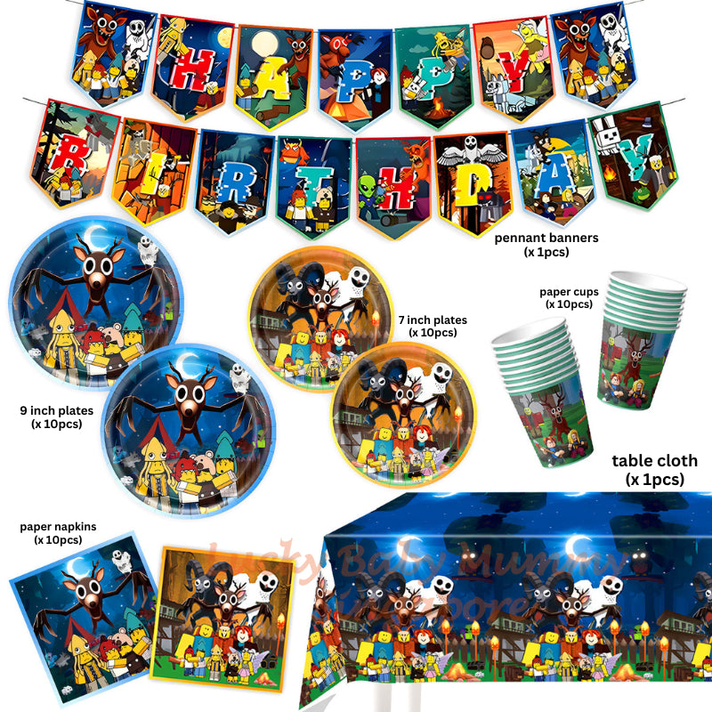 Roblox Party Supplies SET