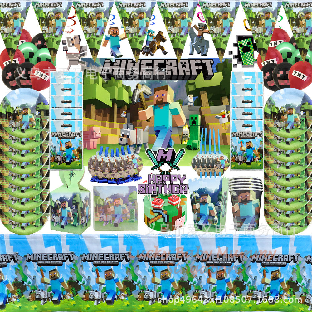 Minecraft Party Supplies SET