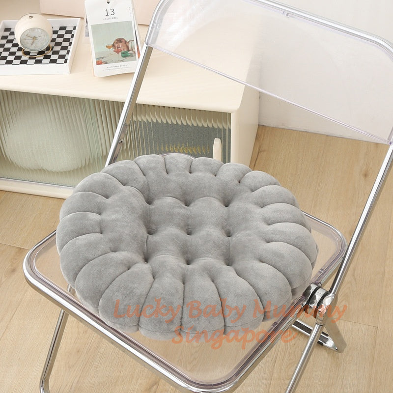 Fluffy Cookies Style Round Cushion