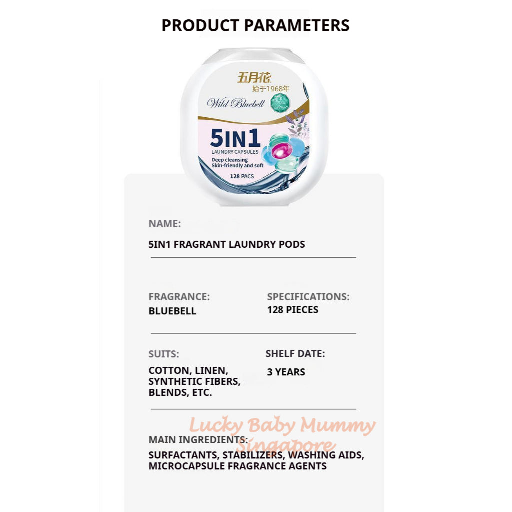 Mayflower Laundry Pods 5in1 128/130pcs