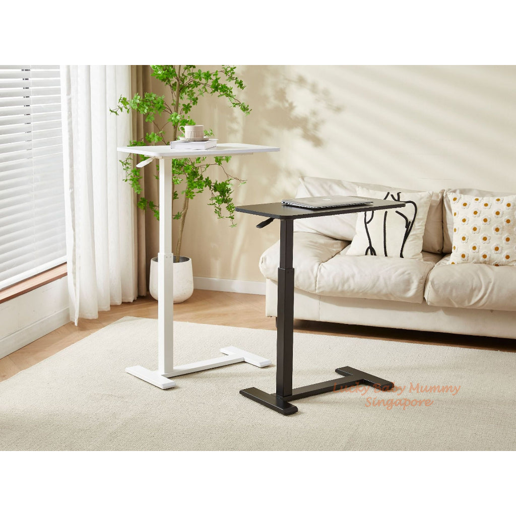 Upgraded Movable Adjustable Lifting Table/Standing Desk Laptop Table with Wheels