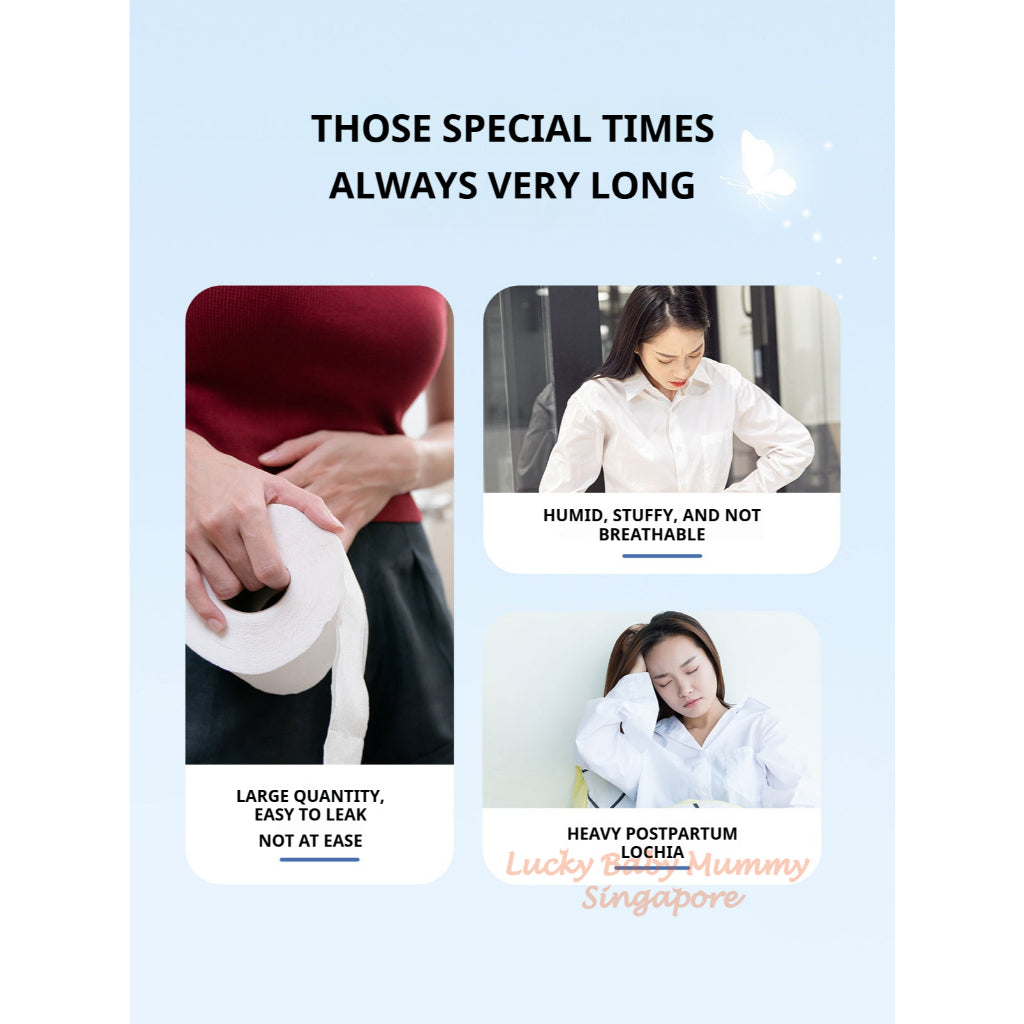 Ankexin Overnight Pink Sanitary Panties