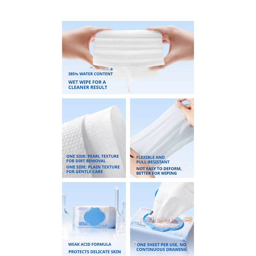 TEN-M JOURNEY Baby Wet Wipes 80 Sheets