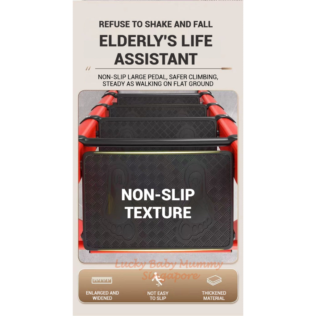Foldable Black Ladder