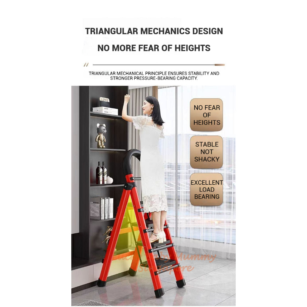 Foldable Black Ladder