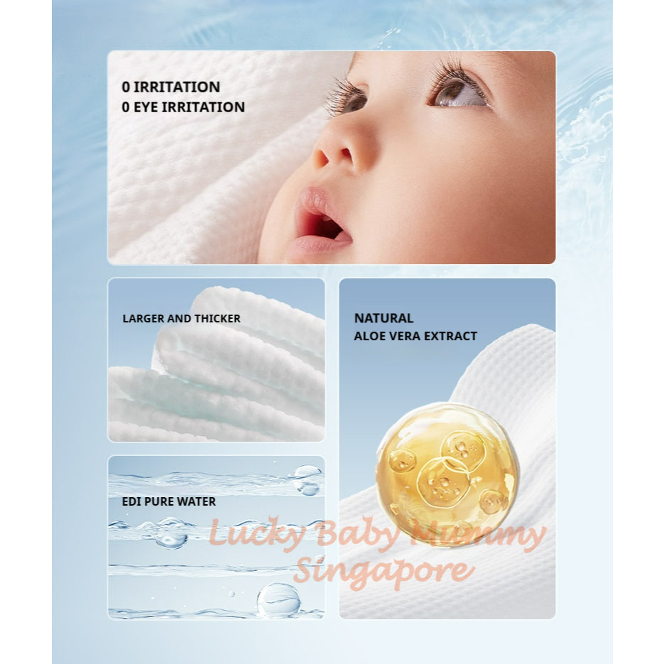 TEN-M JOURNEY Baby Wet Wipes 80 Sheets