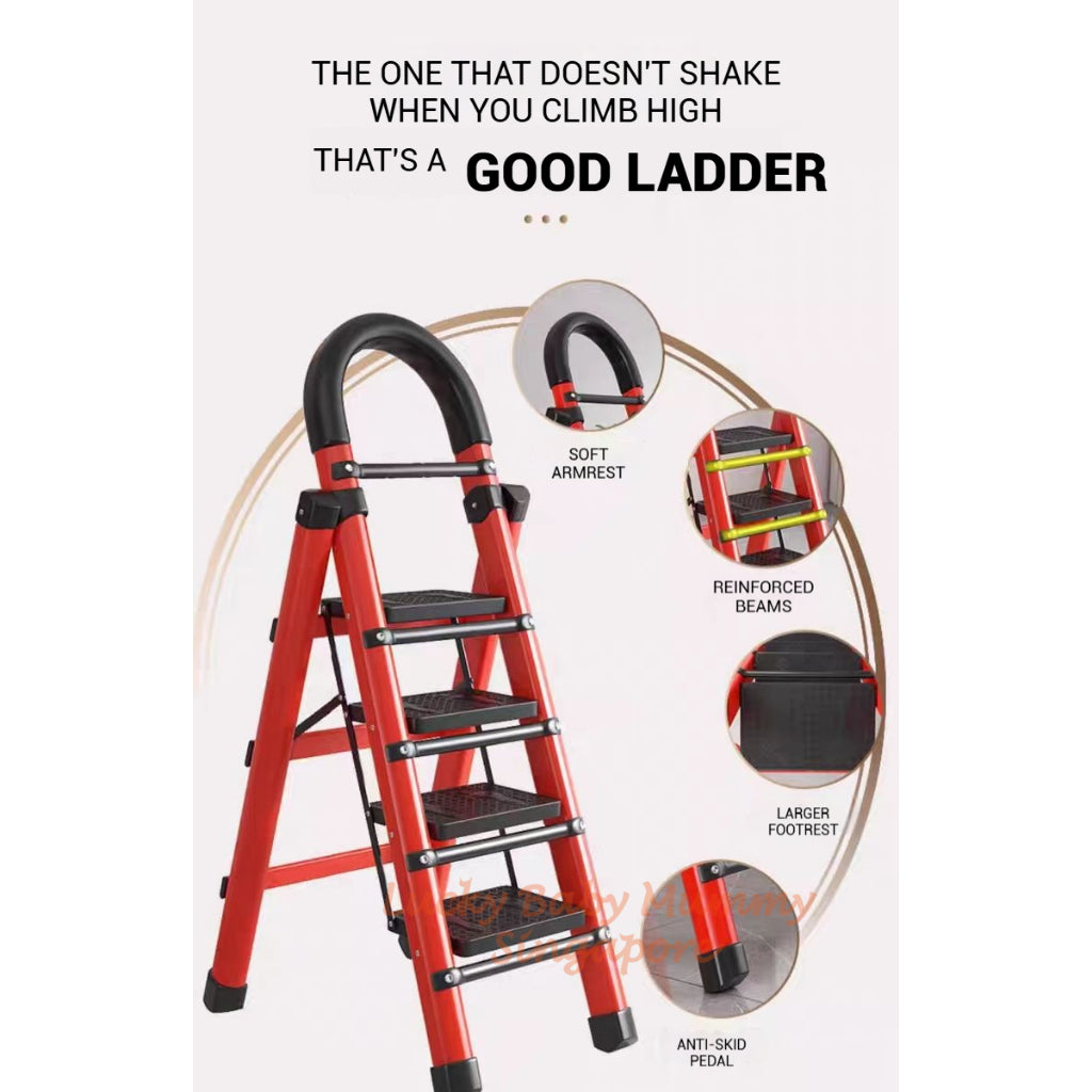 Foldable Black Ladder