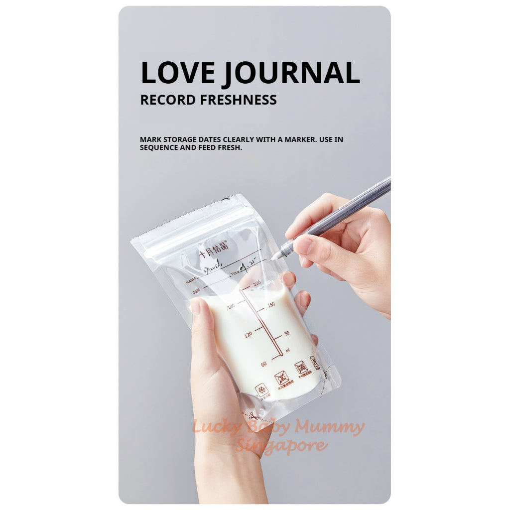TEN-M JOURNEY Breast Milk Storage Bag 200ml