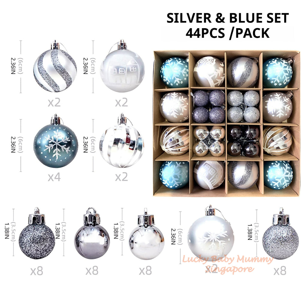 2025 Christmas Tree Balls Decorations Accessories Ornaments Lights Xmas Tree Top Star Party Decor