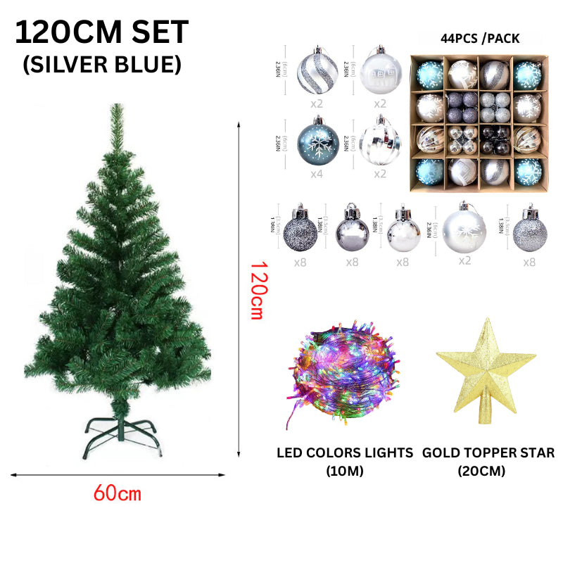 2025 Christmas Tree Full Set Value Package Luxury Christmas Tree with Decoration and LED Lights Xmas