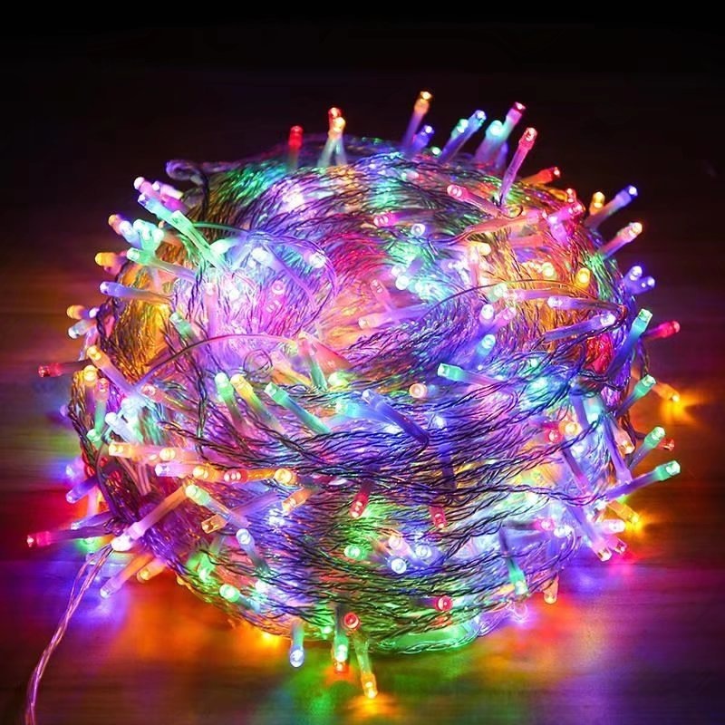 2025 Christmas Tree Balls Decorations Accessories Ornaments Lights Xmas Tree Top Star Party Decor