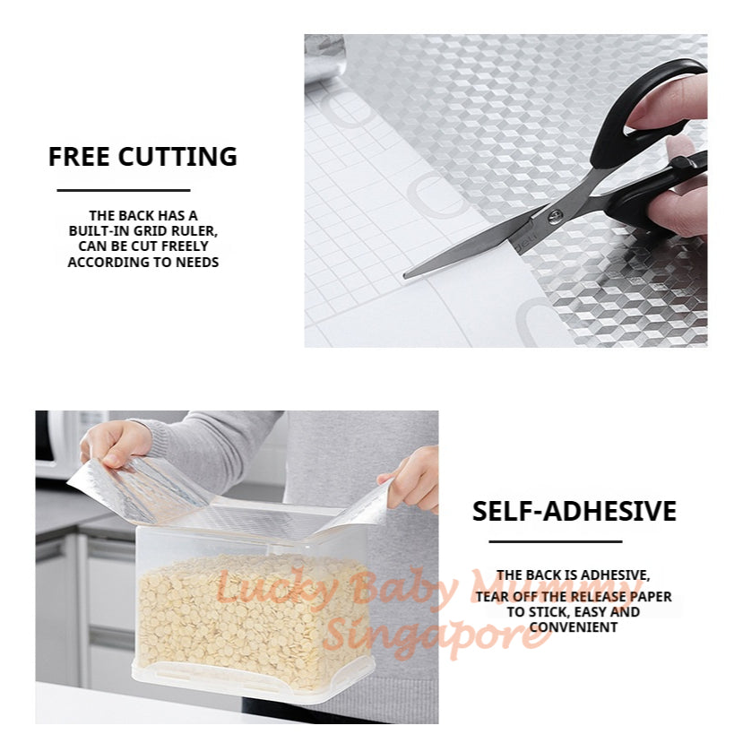 Kitchen Oil-Proof Aluminum Foil Sticker