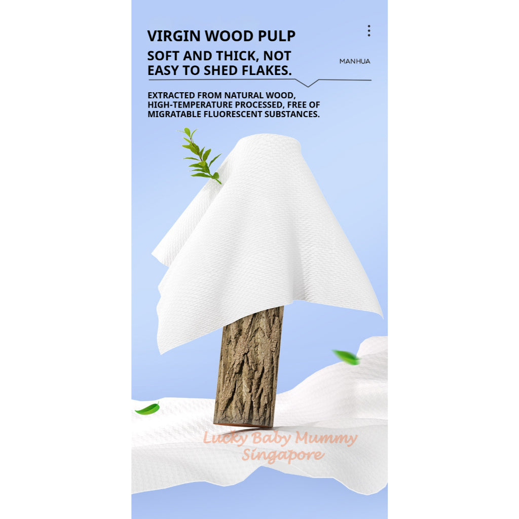 【10 packs/Box】Manhua Commercial Hanging Tissue