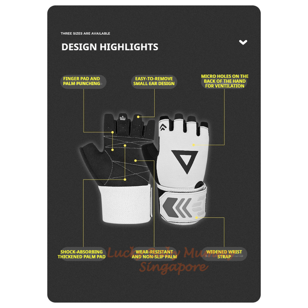 AOLIKES Fitness Training Gloves with Wrist Support