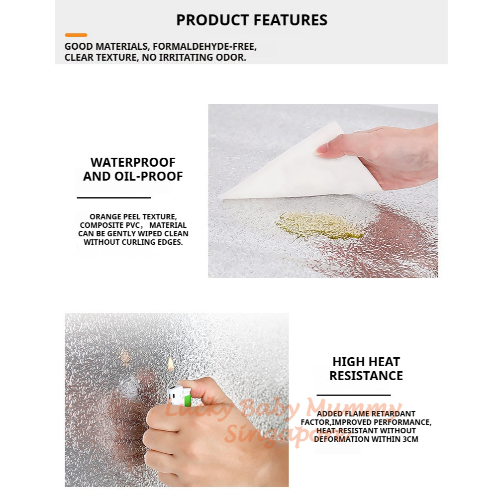 Kitchen Oil-Proof Aluminum Foil Sticker