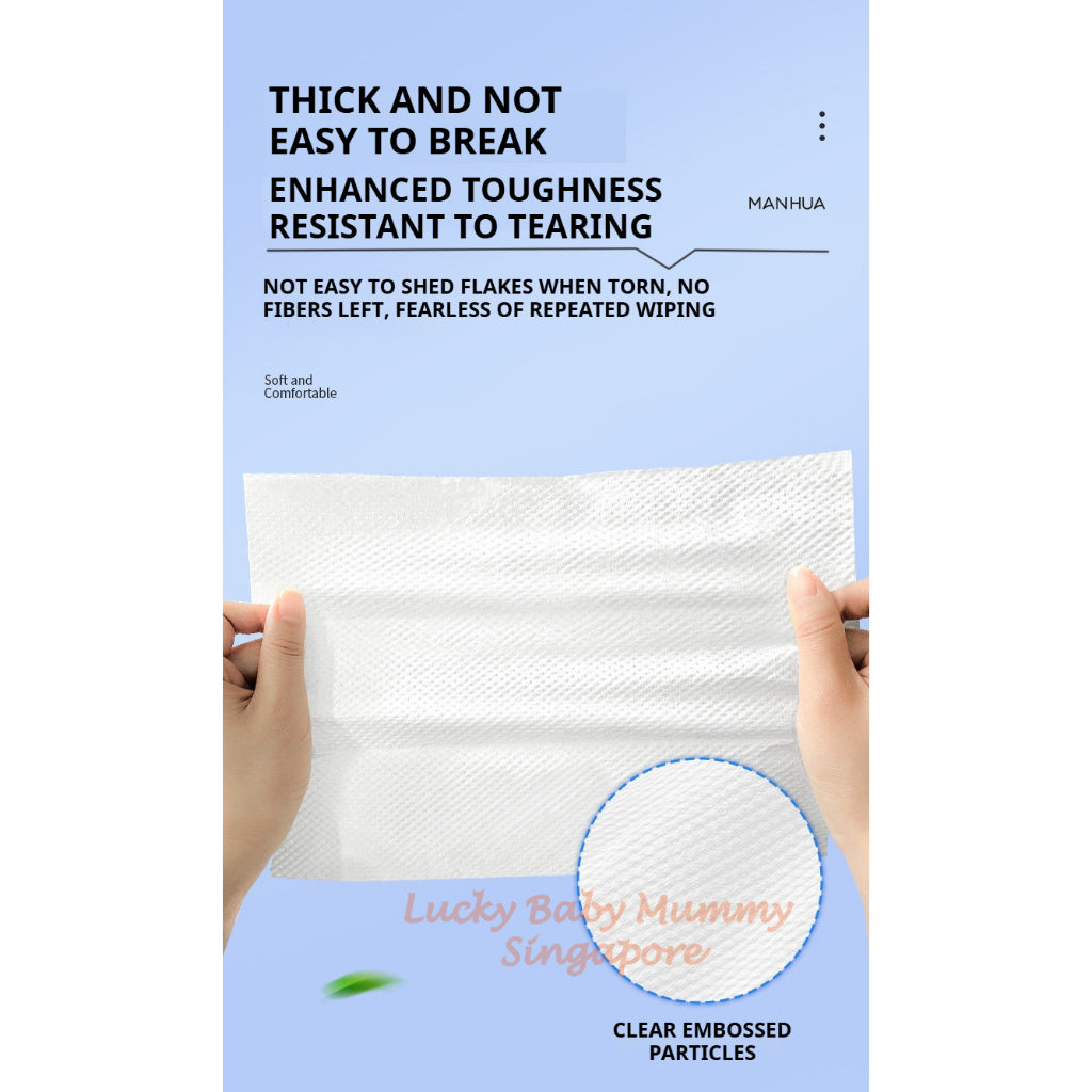 【10 packs/Box】Manhua Commercial Hanging Tissue