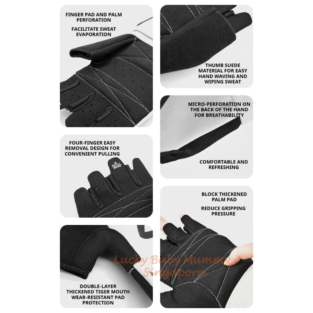 AOLIKES Fitness Training Gloves with Wrist Support