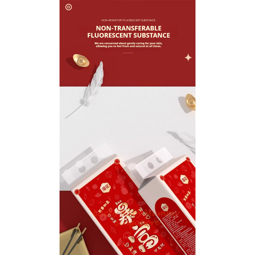 【6 Packs/Box】ManHua 2026 Chinese New Year Hanging Tissue