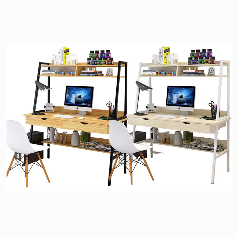 【A68】Computer Tables with Bookshelf