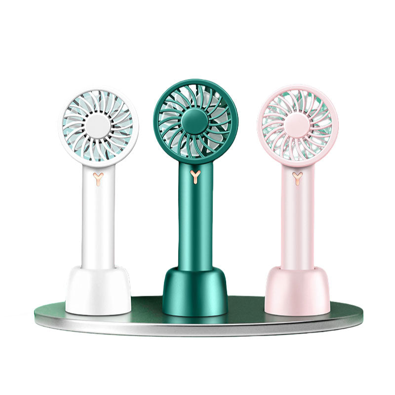 Summer Cooling Fan / Portable Handheld Fan / USB Recharagable Mini Fan / 7 Seagull Leaf Fan