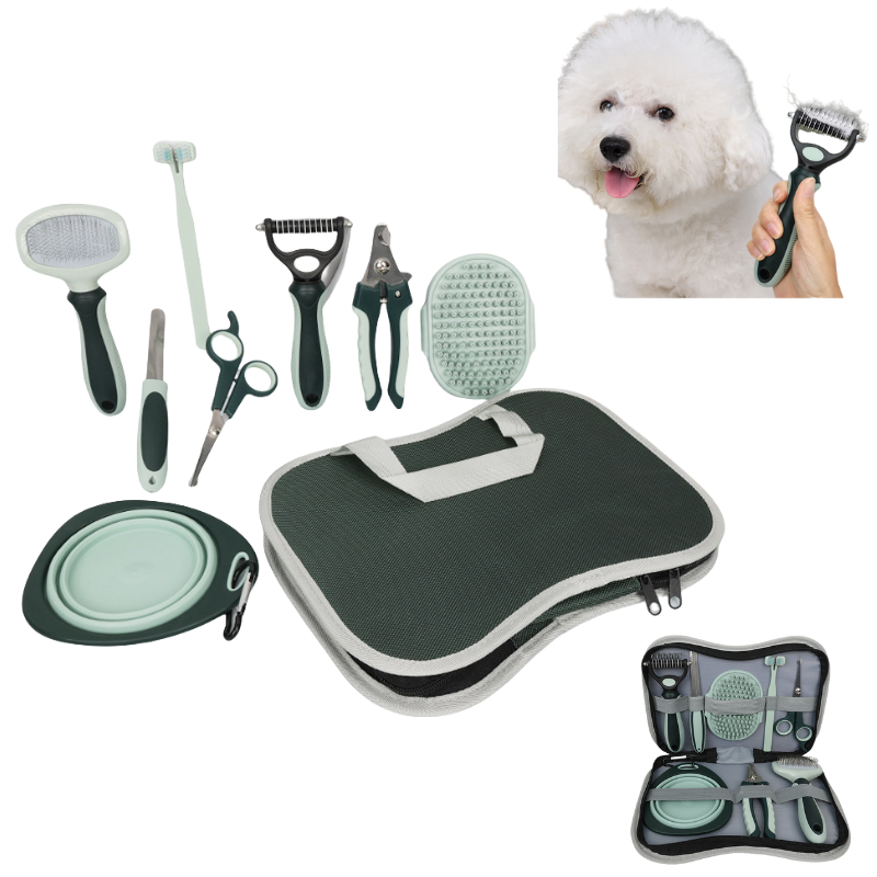 8-in-1 Pet Grooming Kit Set