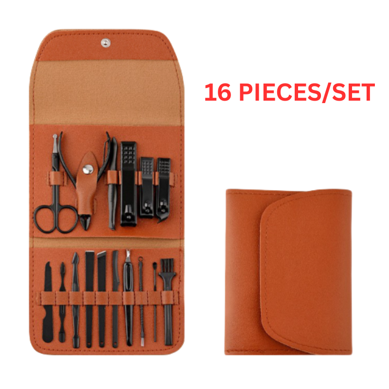 16-in-1 Nail Clippers Set Manicure Pedicure Kit