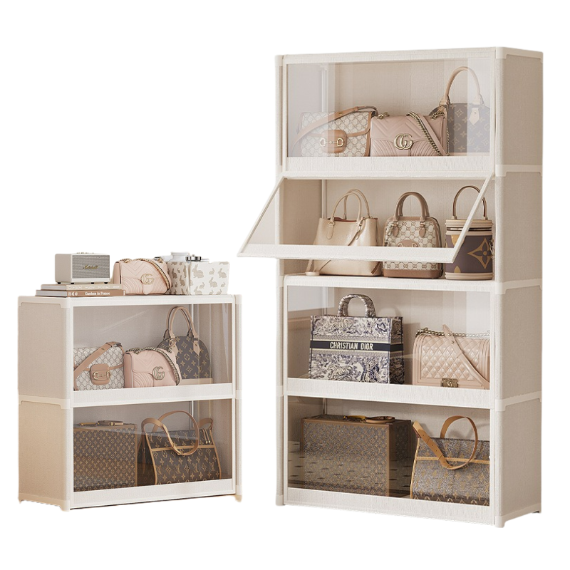 Dustproof Bag Storage Cabinet with Flip Door
