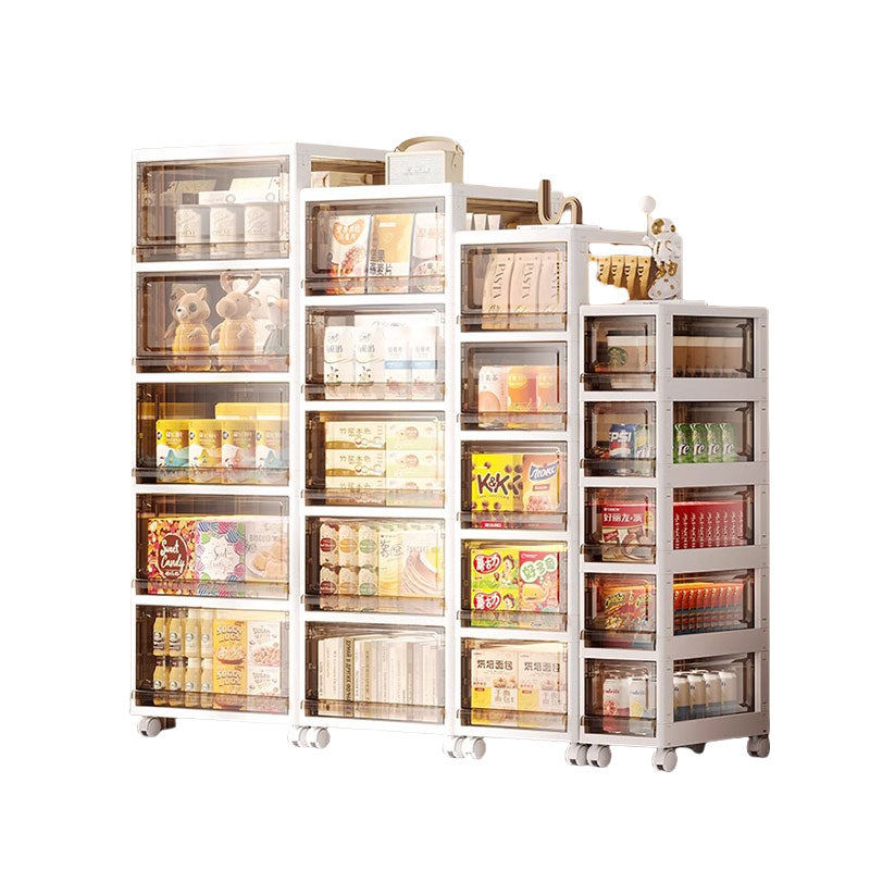 Multi-Layer Storage Rack with Wheels