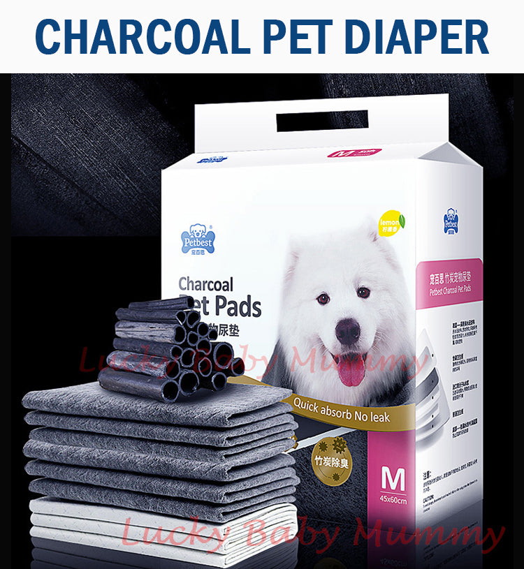 Charcoal wee shop wee pads