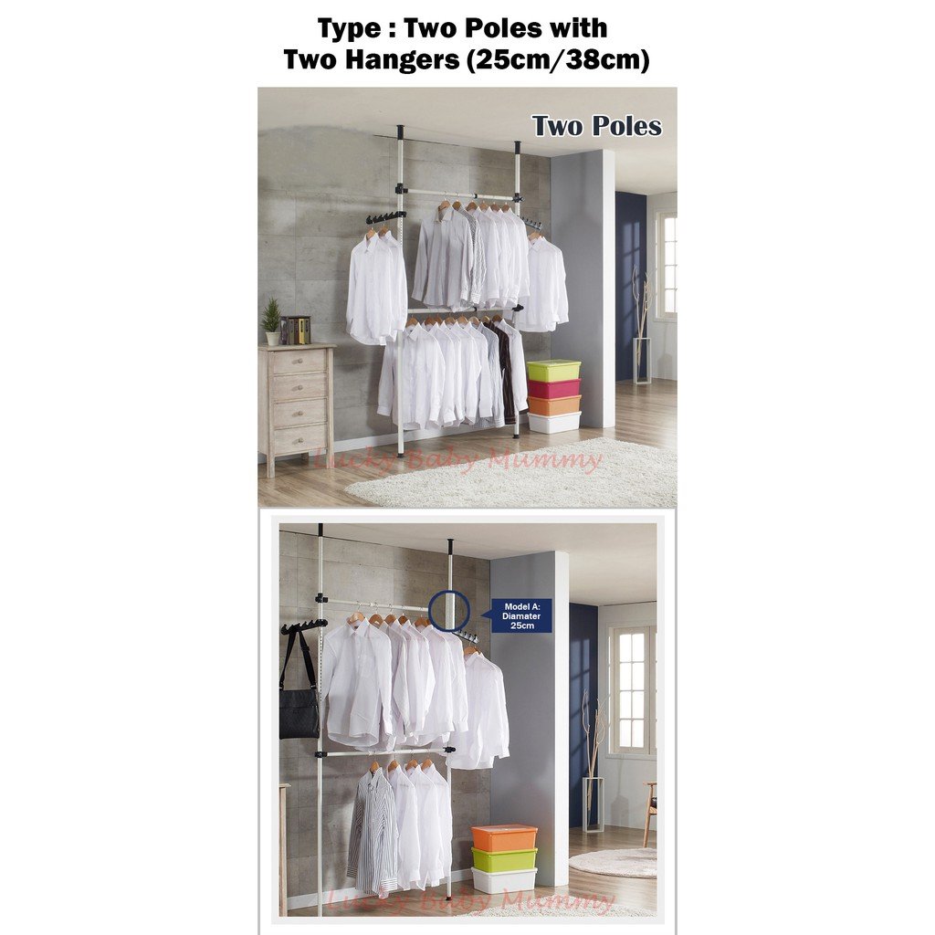 Korean Standing Clothes Rack