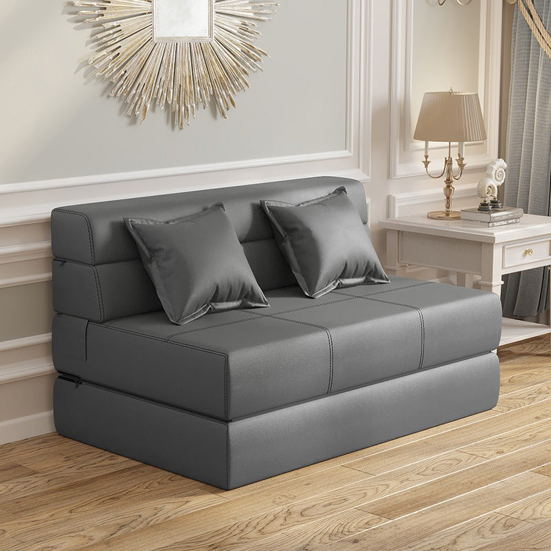 PU Foldable Sofabed - Grey - 100