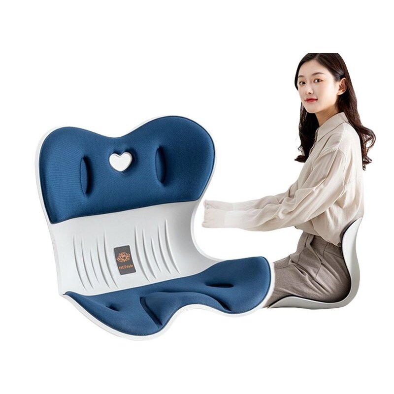 Waist Support Ergonomic Seat Cushion Posture Correction Chair Spine Stretcher Lumbar Fitness Office
