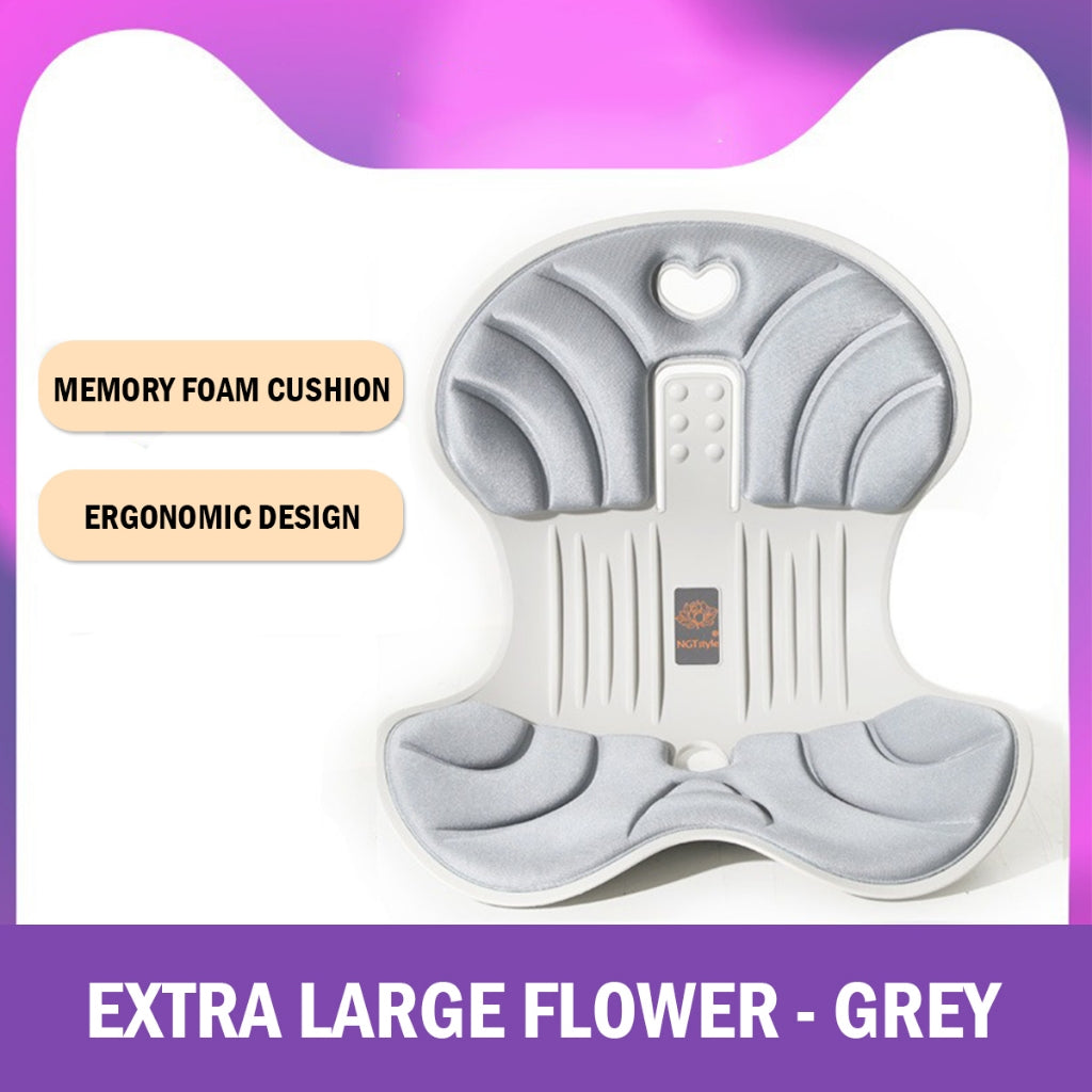 Waist Support Ergonomic Seat - Extra Large - Grey
